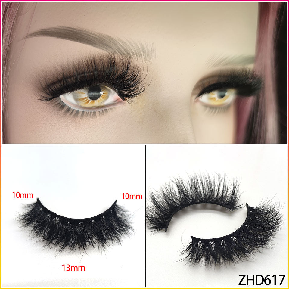 3D Mink Eyelashes 100% Cruelty Free Lashes Reusable Lashes Natural Wispy False Lashes Makeup Wholesale Strip Fluffy Cat Lash