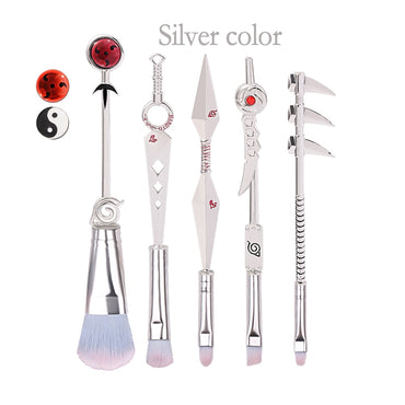 Classic Anime Sharingan Makeup Brushes Set Powder Foundation Blush Blending Eye shadow Lip Cosmetic Pincel Maquiagem tools