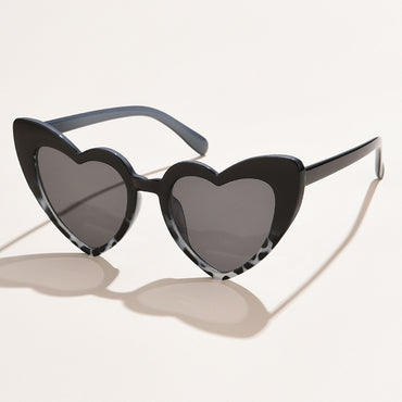 SHAUNA Metal Hinge Popular Heart Sharp Women Cat Eye Sunglasses Fashion Candy Colors Glasses UV400