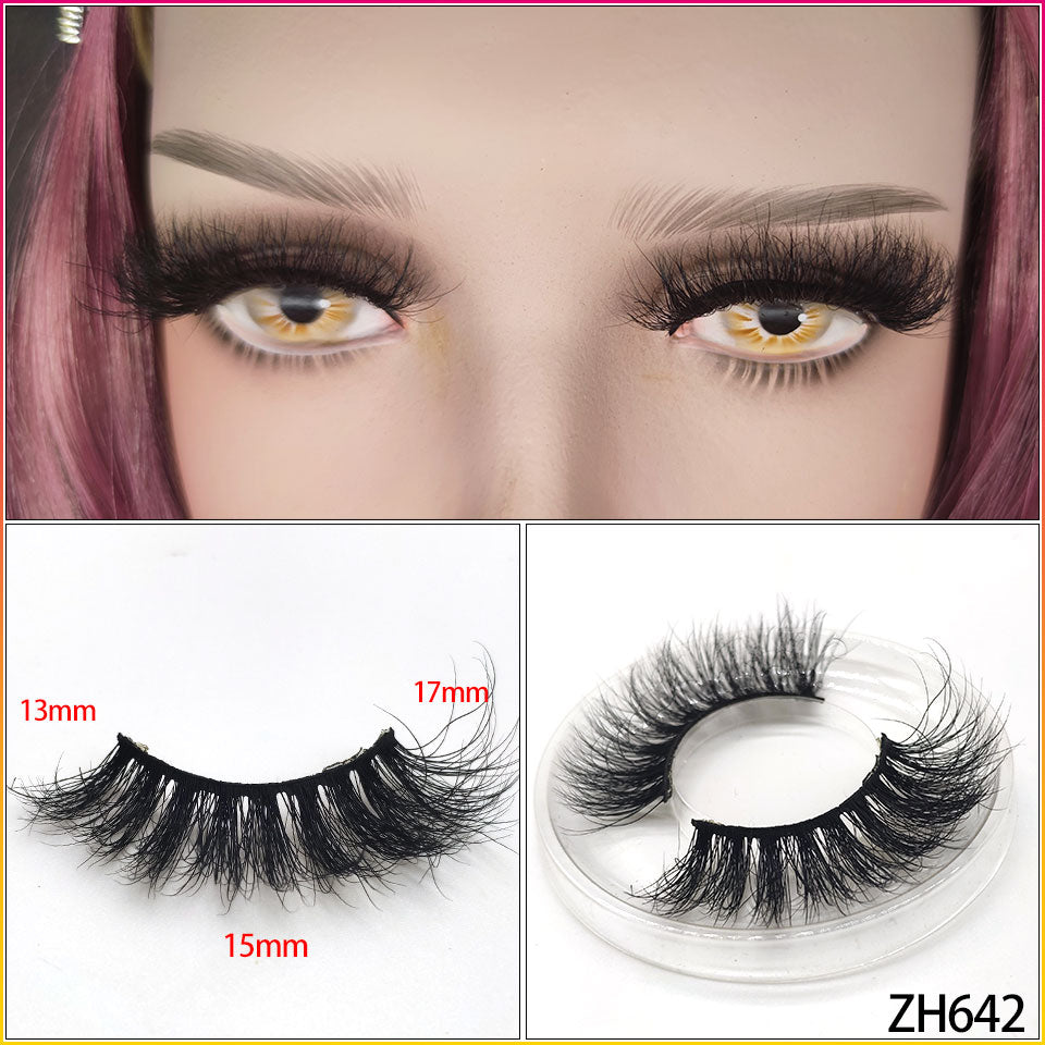 3D Mink Eyelashes 100% Cruelty Free Lashes Reusable Lashes Natural Wispy False Lashes Makeup Wholesale Strip Fluffy Cat Lash