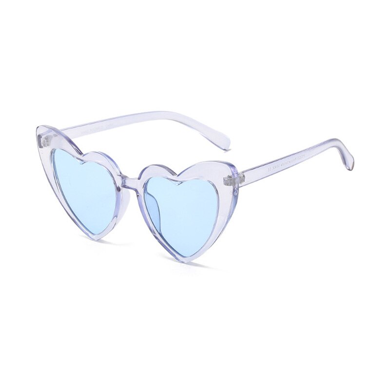 SHAUNA Metal Hinge Popular Heart Sharp Women Cat Eye Sunglasses Fashion Candy Colors Glasses UV400