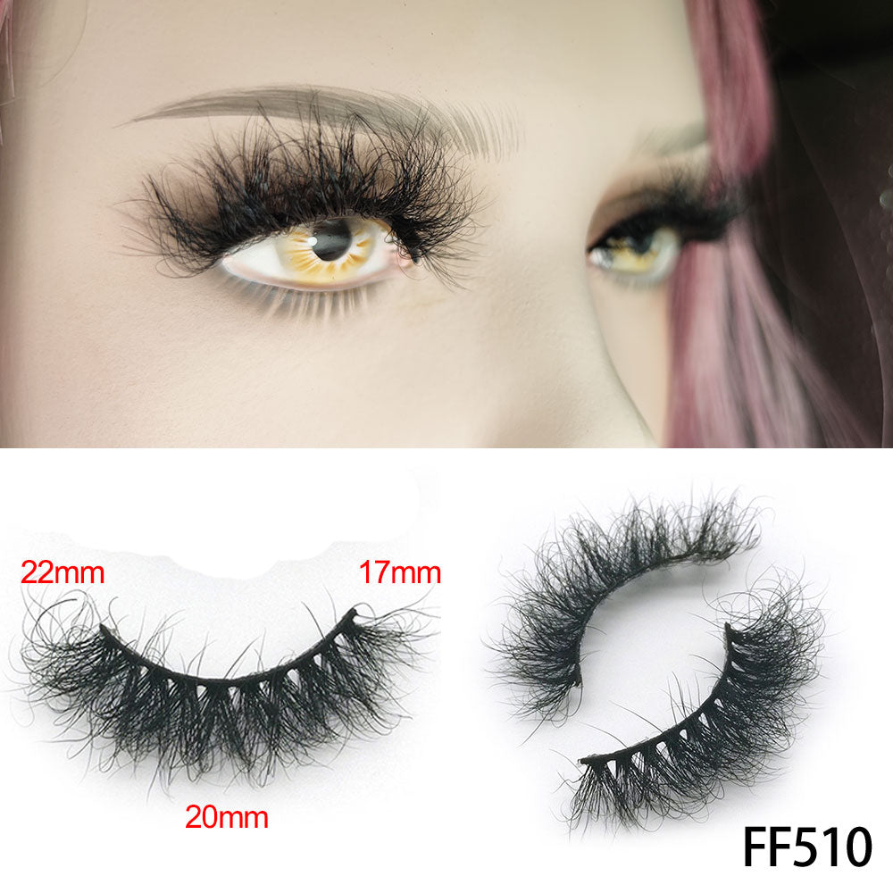 3D Mink Eyelashes 100% Cruelty Free Lashes Reusable Lashes Natural Wispy False Lashes Makeup Wholesale Strip Fluffy Cat Lash