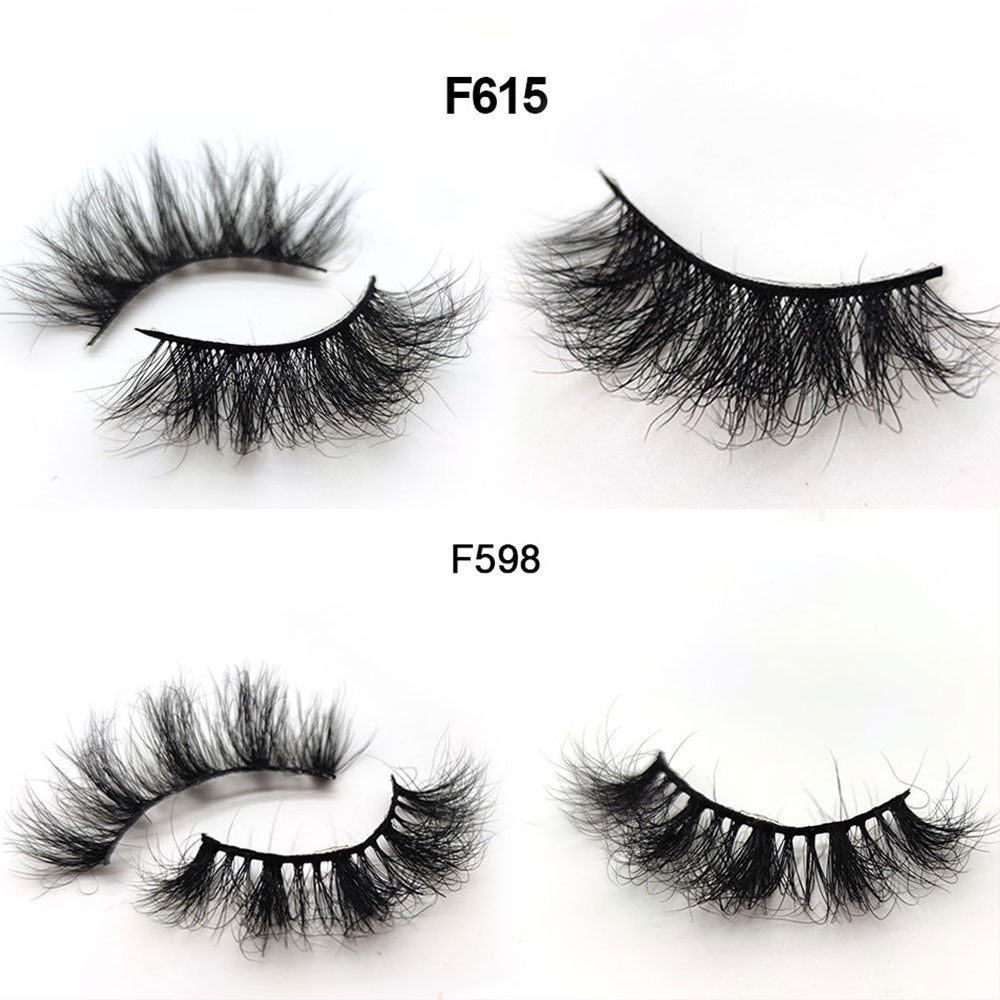 3D Mink Eyelashes 100% Cruelty Free Lashes Reusable Lashes Natural Wispy False Lashes Makeup Wholesale Strip Fluffy Cat Lash