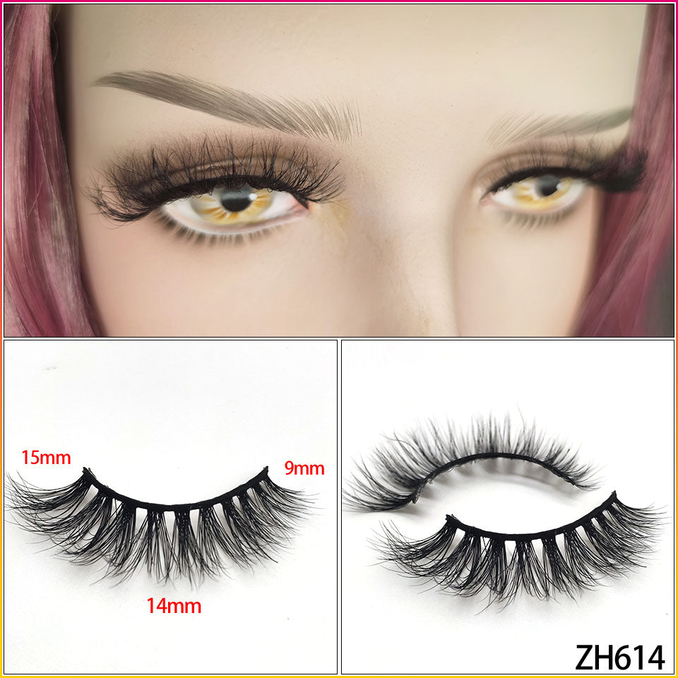 3D Mink Eyelashes 100% Cruelty Free Lashes Reusable Lashes Natural Wispy False Lashes Makeup Wholesale Strip Fluffy Cat Lash