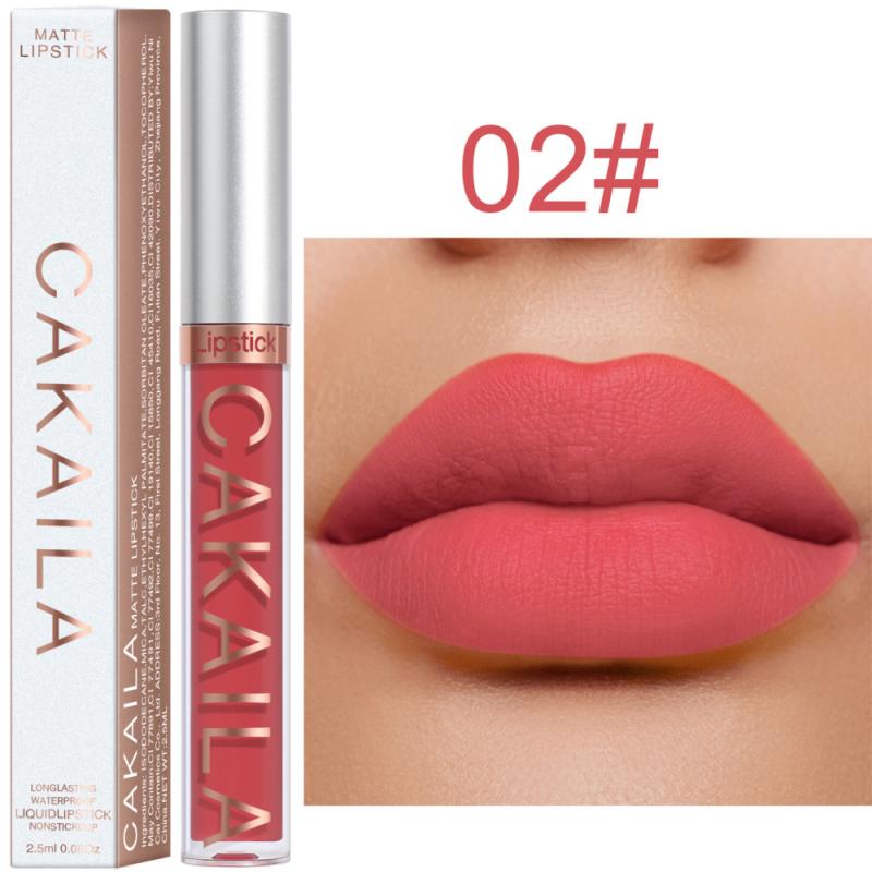 Hot 18 Colors Velvet Matte Lipstick Waterproof Lip Gloss Long-lasting Lip Glaze Makeup Non-Stick Cup Lipstick Cosmetics TSLM1