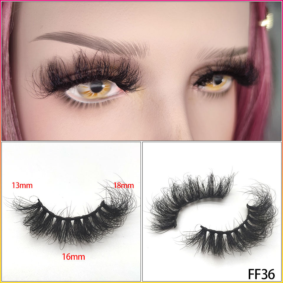 3D Mink Eyelashes 100% Cruelty Free Lashes Reusable Lashes Natural Wispy False Lashes Makeup Wholesale Strip Fluffy Cat Lash