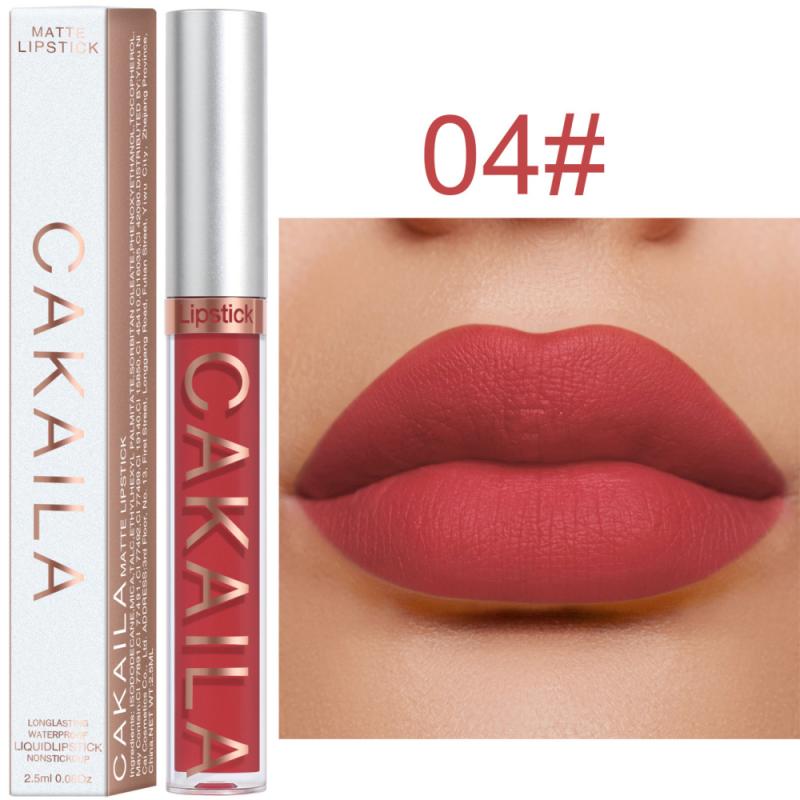 Hot 18 Colors Velvet Matte Lipstick Waterproof Lip Gloss Long-lasting Lip Glaze Makeup Non-Stick Cup Lipstick Cosmetics TSLM1