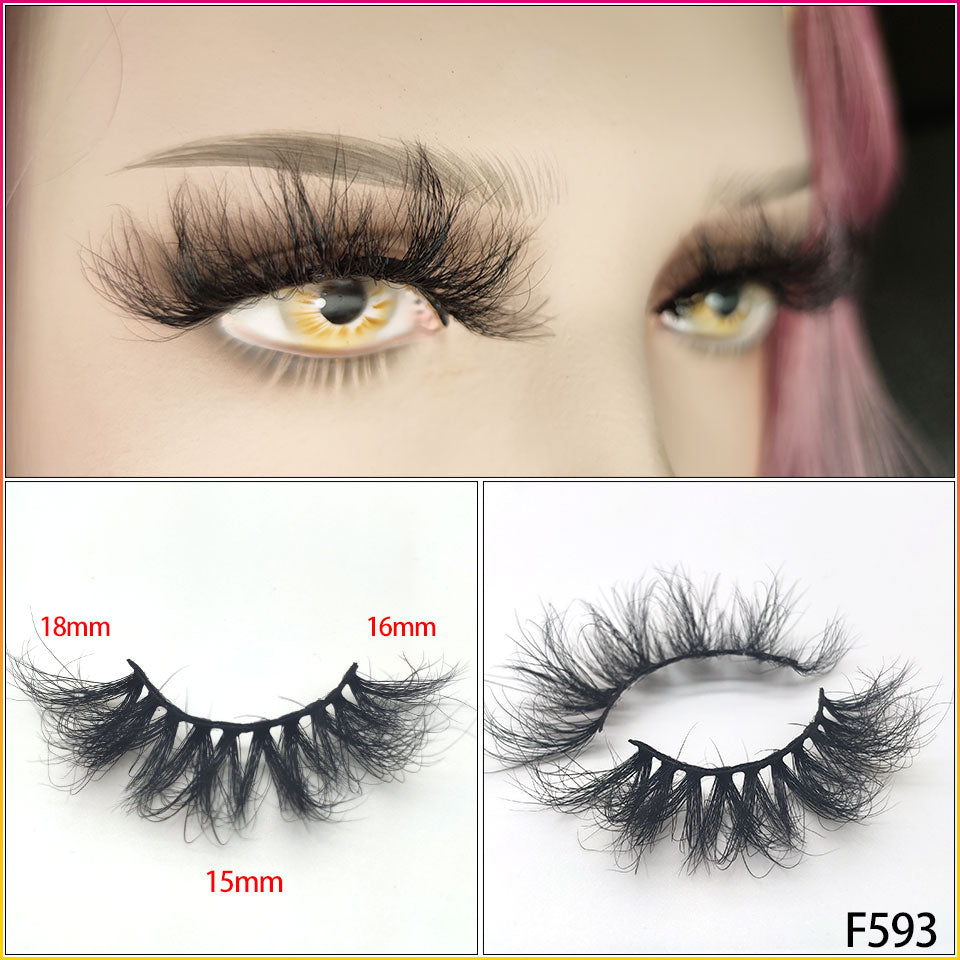 3D Mink Eyelashes 100% Cruelty Free Lashes Reusable Lashes Natural Wispy False Lashes Makeup Wholesale Strip Fluffy Cat Lash