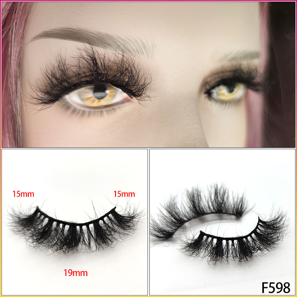 3D Mink Eyelashes 100% Cruelty Free Lashes Reusable Lashes Natural Wispy False Lashes Makeup Wholesale Strip Fluffy Cat Lash