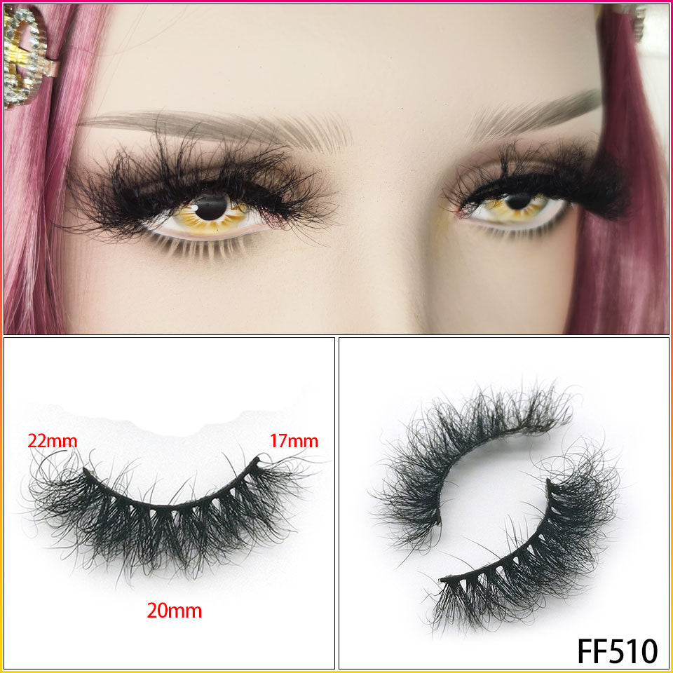 3D Mink Eyelashes 100% Cruelty Free Lashes Reusable Lashes Natural Wispy False Lashes Makeup Wholesale Strip Fluffy Cat Lash