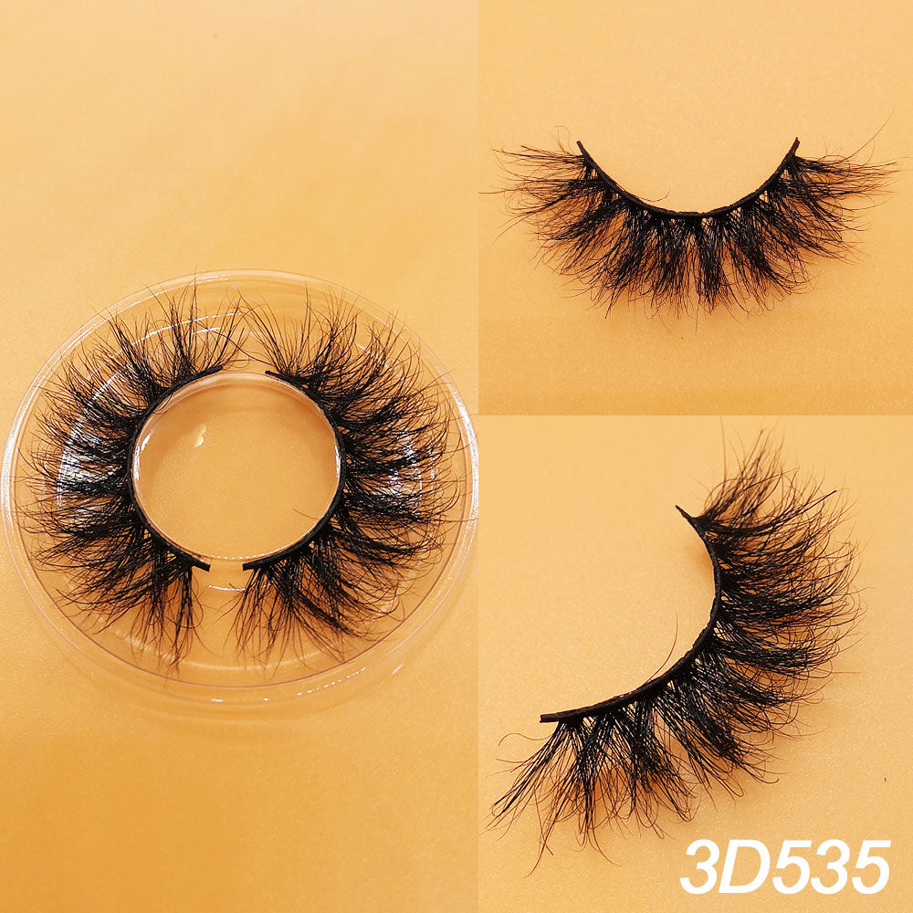 3D Mink Eyelashes 100% Cruelty Free Lashes Reusable Lashes Natural Wispy False Lashes Makeup Wholesale Strip Fluffy Cat Lash