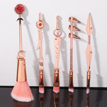 Classic Anime Sharingan Makeup Brushes Set Powder Foundation Blush Blending Eye shadow Lip Cosmetic Pincel Maquiagem tools