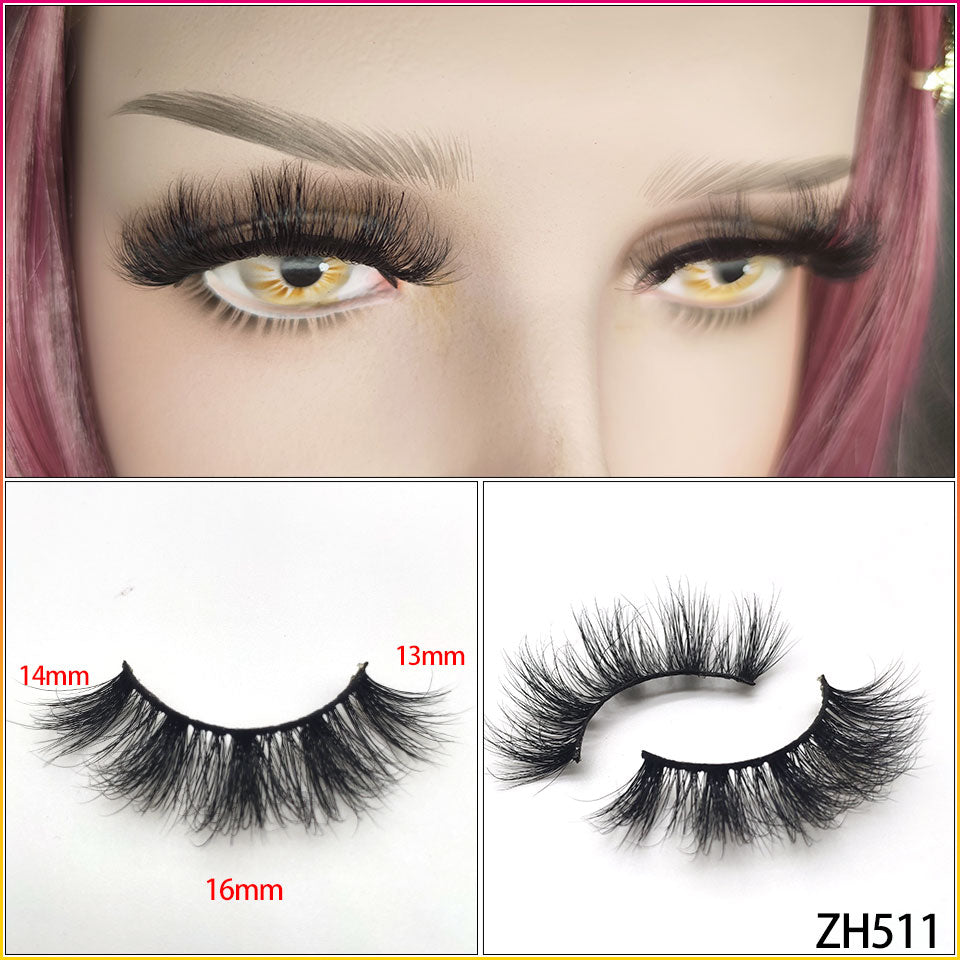 3D Mink Eyelashes 100% Cruelty Free Lashes Reusable Lashes Natural Wispy False Lashes Makeup Wholesale Strip Fluffy Cat Lash