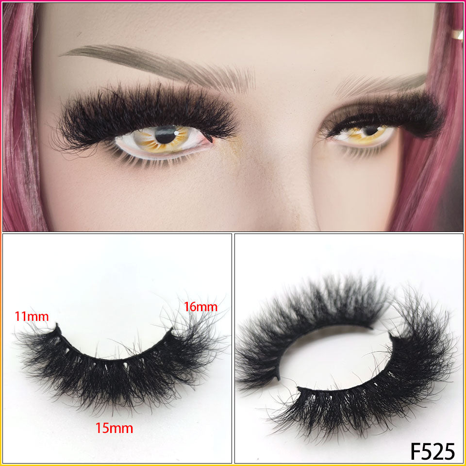 3D Mink Eyelashes 100% Cruelty Free Lashes Reusable Lashes Natural Wispy False Lashes Makeup Wholesale Strip Fluffy Cat Lash