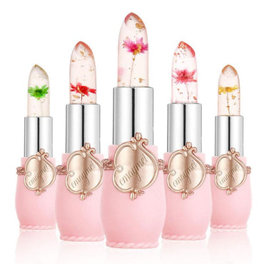 Jelly Lipsticks Lip Balm Transparent Long Lasting Moisturizing Flower Lip Stick Lip Care Makeup Cosmetic TSLM1