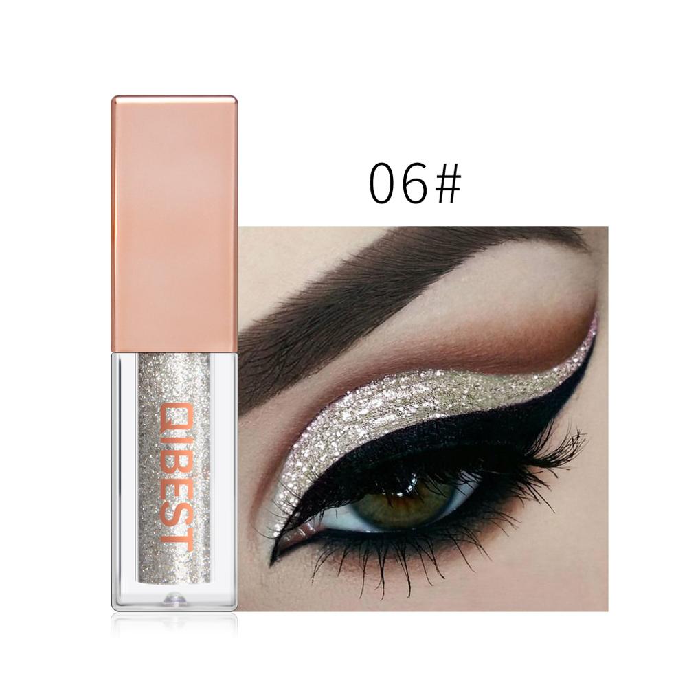 QIBEST Liquid Eyeshadow Stick 15 Colors Shimmer Pearlescent Makeup Glitter High Pigment Waterproof Charming Eye Shadow Cosmetics