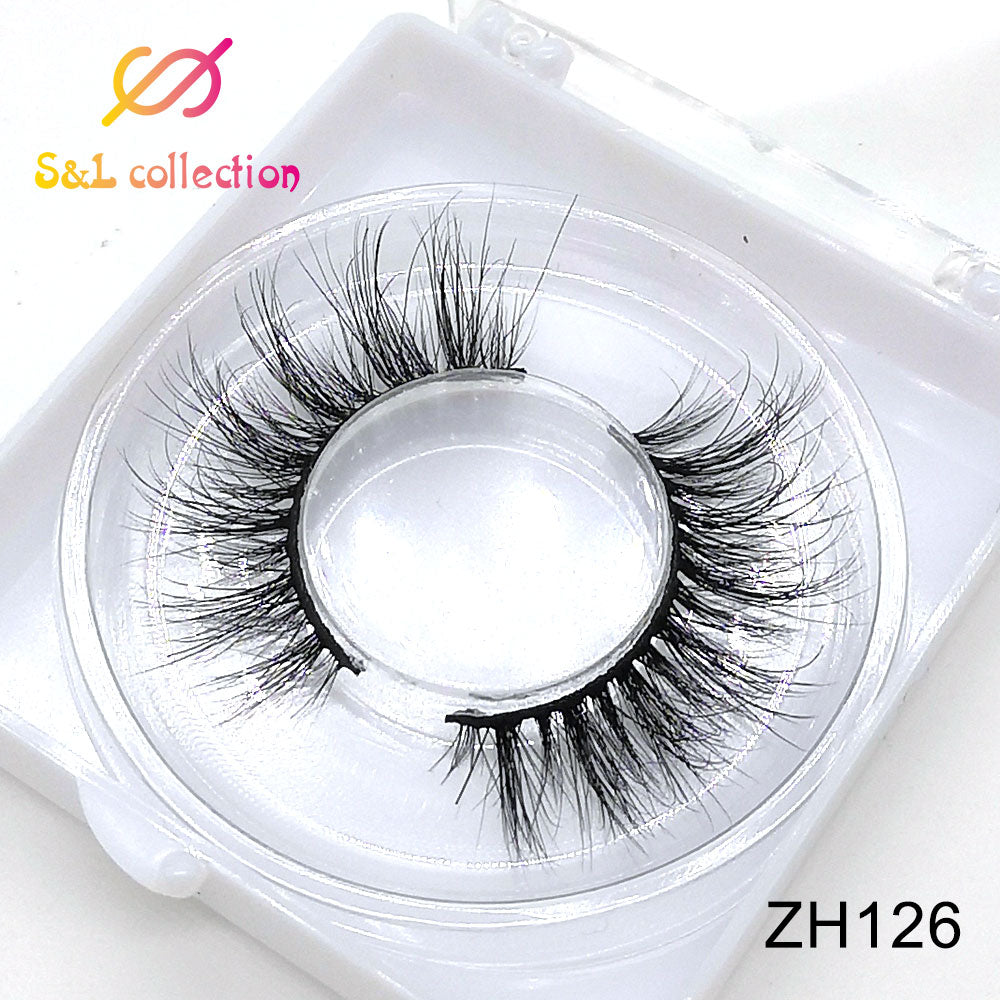 3D Mink Eyelashes 100% Cruelty Free Lashes Reusable Lashes Natural Wispy False Lashes Makeup Wholesale Strip Fluffy Cat Lash