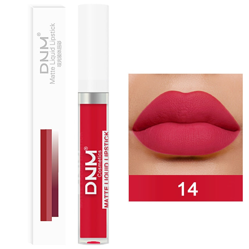 Lip Stick Long Lasting Chocolate Lip Gloss Matte Lip Glaze Cream Liquid Lipstick Makeup Beauty Non-stick Cup Waterproof Cosmetic