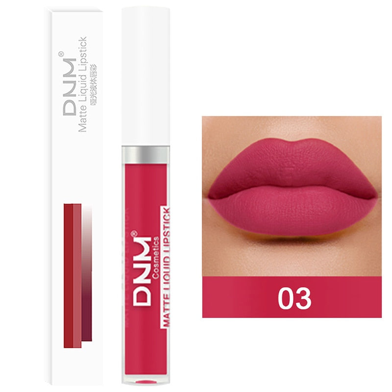 Lip Stick Long Lasting Chocolate Lip Gloss Matte Lip Glaze Cream Liquid Lipstick Makeup Beauty Non-stick Cup Waterproof Cosmetic