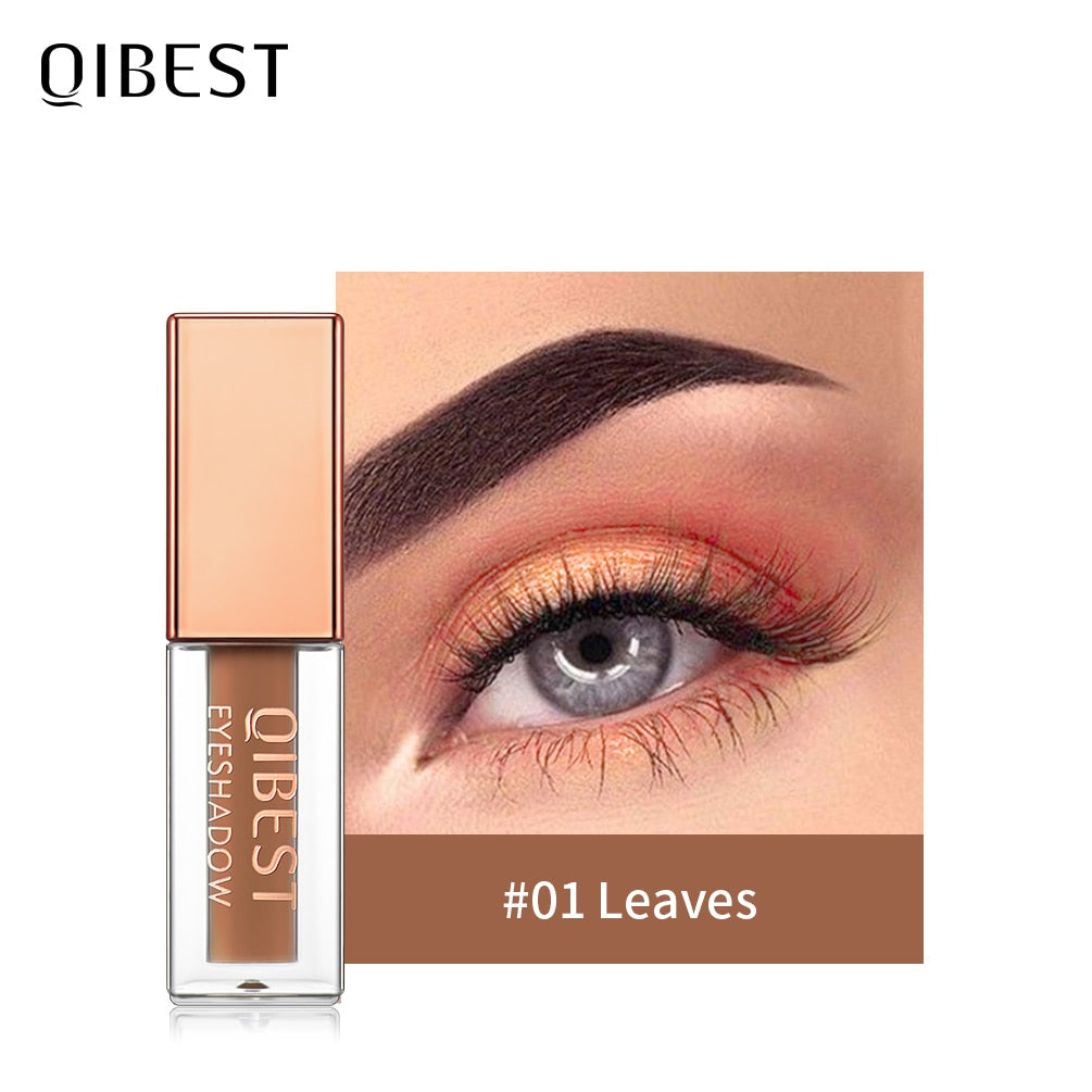 QIBEST Eyeshadow Stick Makeup Glitter Eye Shadow 15 Colors Eyeshadow Pigment Waterproof Eye Shadow Stick Liquid Shiny Cosmetics