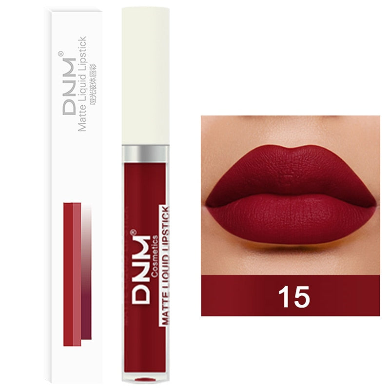 Lip Stick Long Lasting Chocolate Lip Gloss Matte Lip Glaze Cream Liquid Lipstick Makeup Beauty Non-stick Cup Waterproof Cosmetic