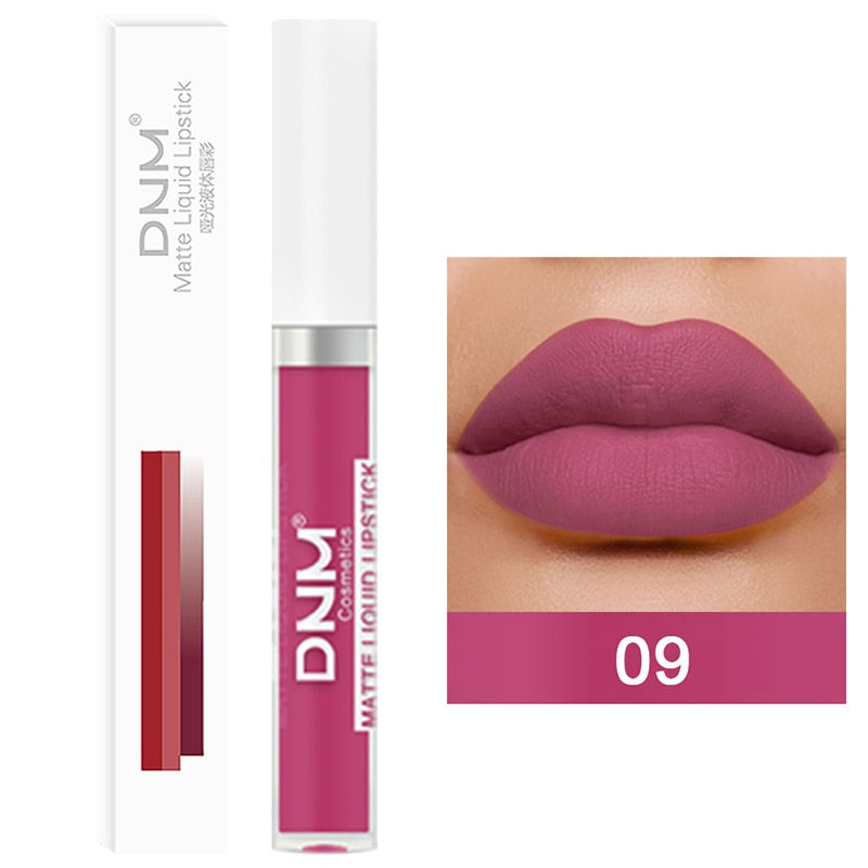 Lip Stick Long Lasting Chocolate Lip Gloss Matte Lip Glaze Cream Liquid Lipstick Makeup Beauty Non-stick Cup Waterproof Cosmetic