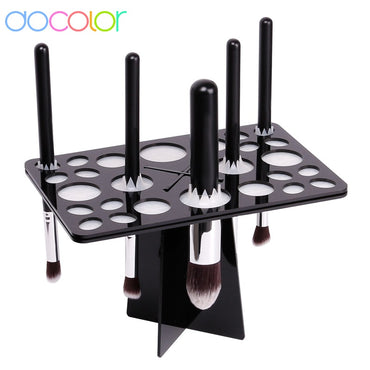 Docolor Makeup Brush Holder 26 Mix Size Makeup Brush Holder Tree Tower Air Drying Organizer Folding Cosmetic Shelf Tools