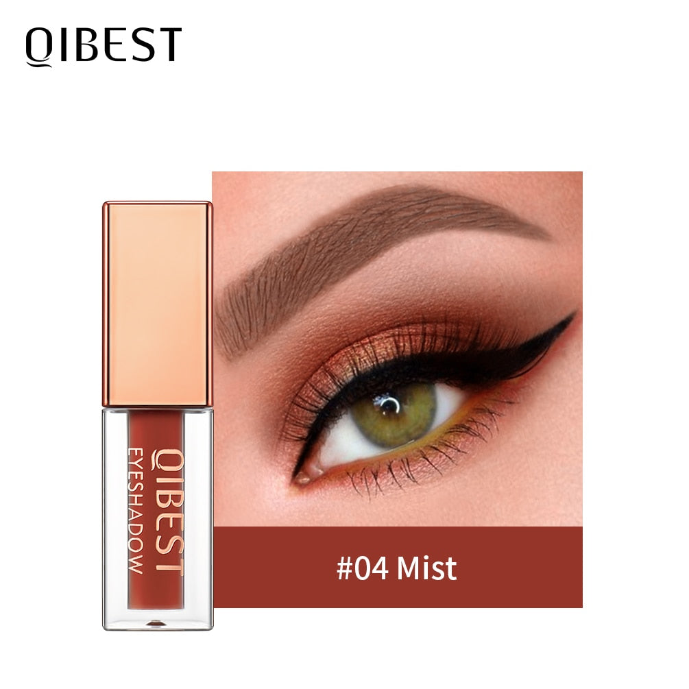 QIBEST Eyeshadow Stick Makeup Glitter Eye Shadow 15 Colors Eyeshadow Pigment Waterproof Eye Shadow Stick Liquid Shiny Cosmetics