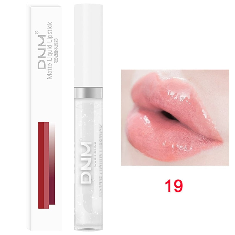 Lip Stick Long Lasting Chocolate Lip Gloss Matte Lip Glaze Cream Liquid Lipstick Makeup Beauty Non-stick Cup Waterproof Cosmetic