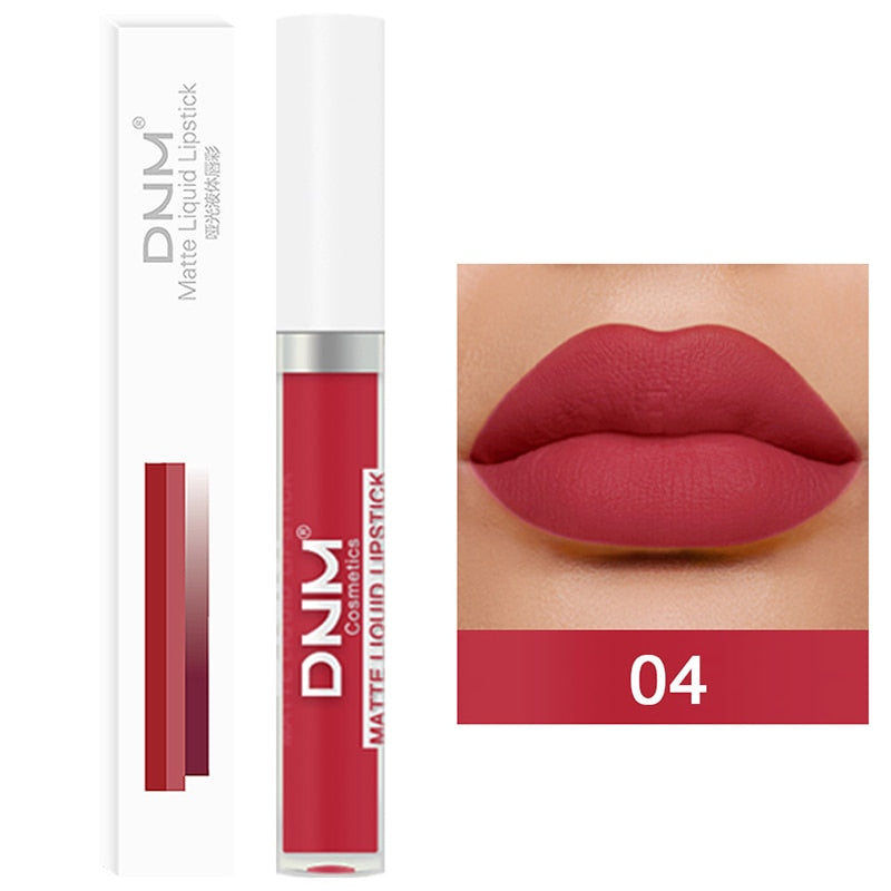 Lip Stick Long Lasting Chocolate Lip Gloss Matte Lip Glaze Cream Liquid Lipstick Makeup Beauty Non-stick Cup Waterproof Cosmetic