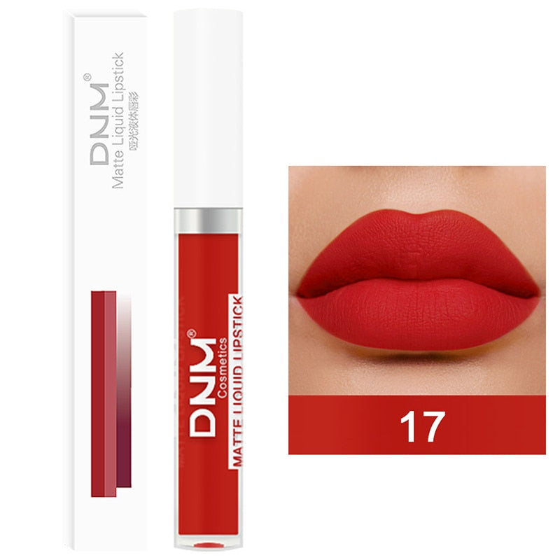 Lip Stick Long Lasting Chocolate Lip Gloss Matte Lip Glaze Cream Liquid Lipstick Makeup Beauty Non-stick Cup Waterproof Cosmetic