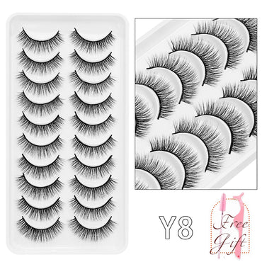 5/10Pairs 3D Mink Lashes Natural Eyelashes Dramatic False Eyelashes Faux Cils Makeup Wholesale Fake Eyelash Extension maquiagem