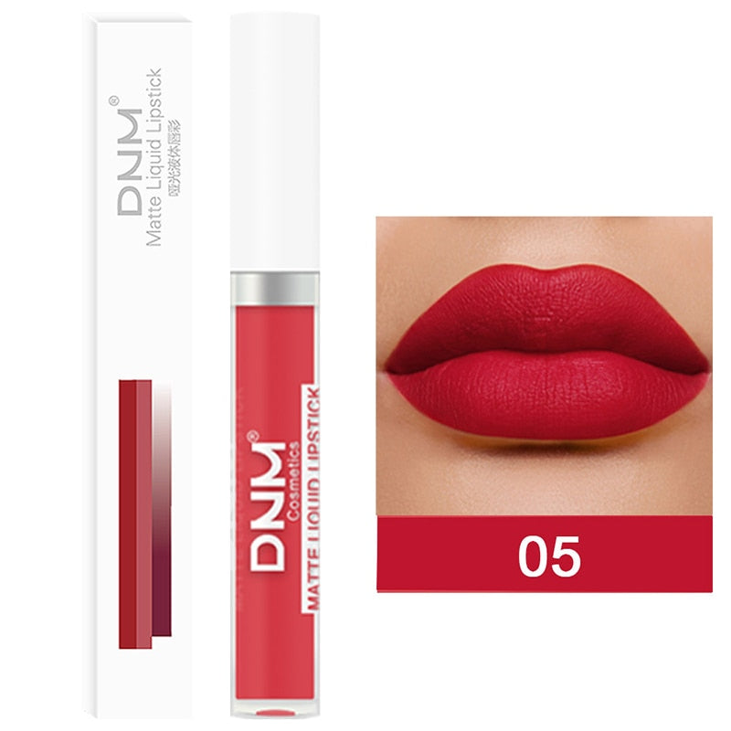 Lip Stick Long Lasting Chocolate Lip Gloss Matte Lip Glaze Cream Liquid Lipstick Makeup Beauty Non-stick Cup Waterproof Cosmetic