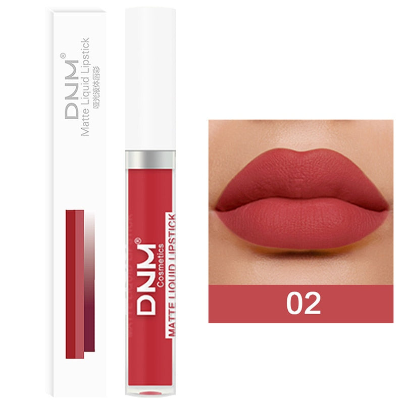 Lip Stick Long Lasting Chocolate Lip Gloss Matte Lip Glaze Cream Liquid Lipstick Makeup Beauty Non-stick Cup Waterproof Cosmetic